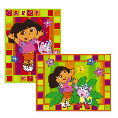Dora The Explorer Party Invitations & Thank You Cards (8 of each)