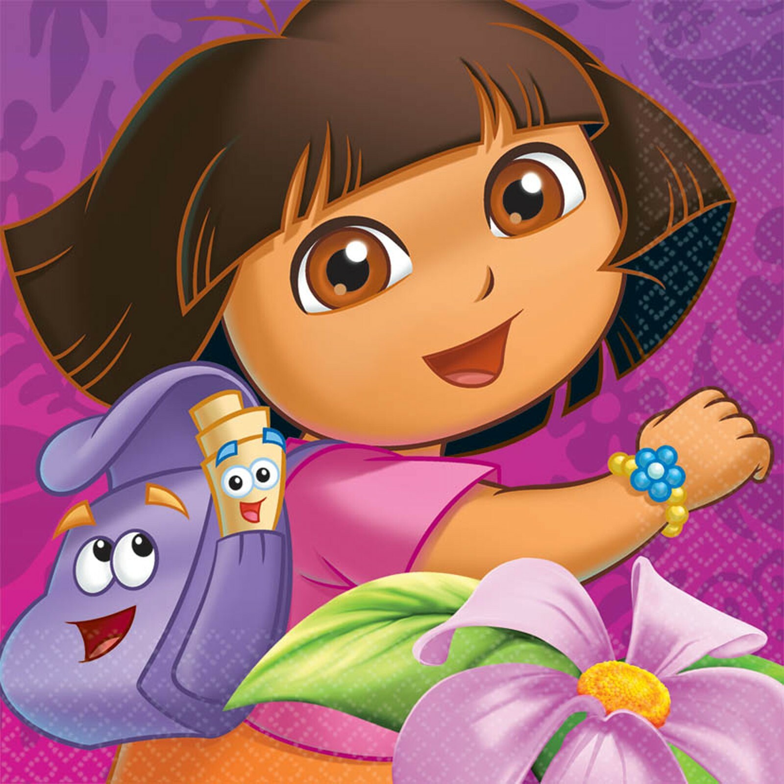 Dora The Explorer Large Napkins / Serviettes (Pack of 16)