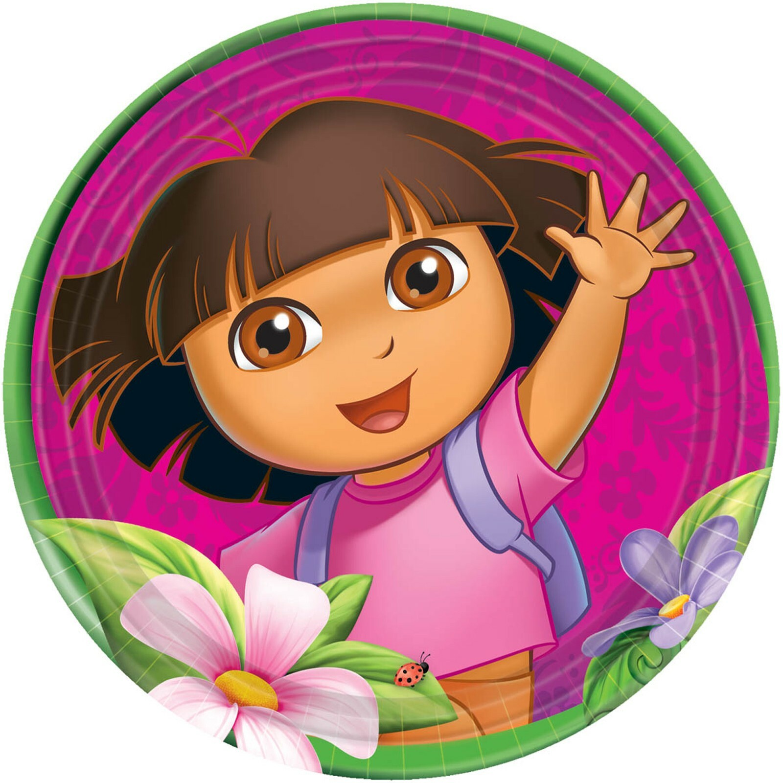 Dora The Explorer Large Paper Plates (Pack of 8)