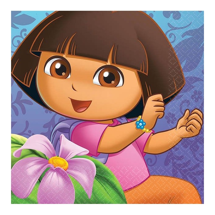 Dora The Explorer Small Napkins / Serviettes (Pack of 16)