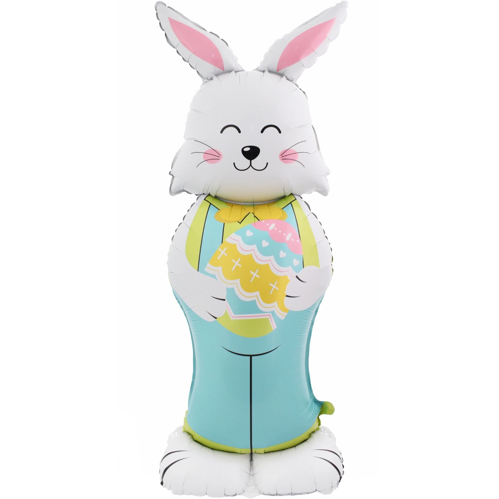 Standing Easter Bunny Air Fill Foil Balloon 150cm 