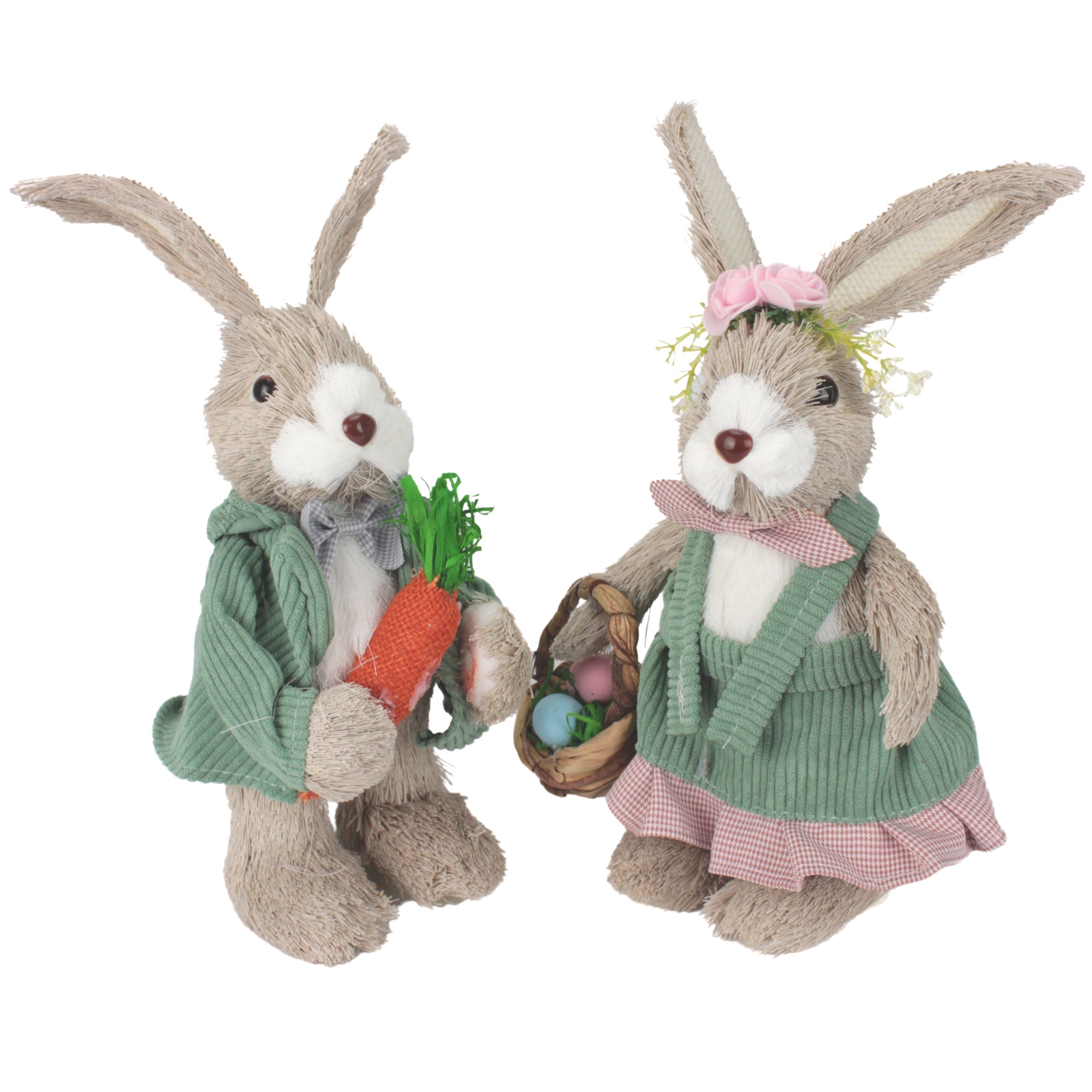 Standing Cottage Bunnies 30cm 