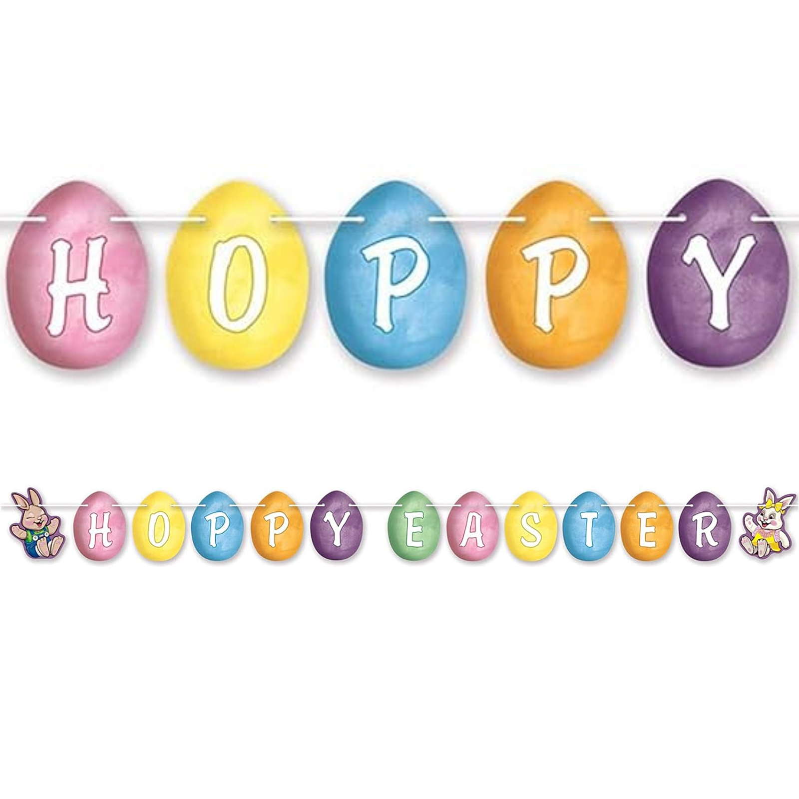 Hoppy Easter Garland Banner