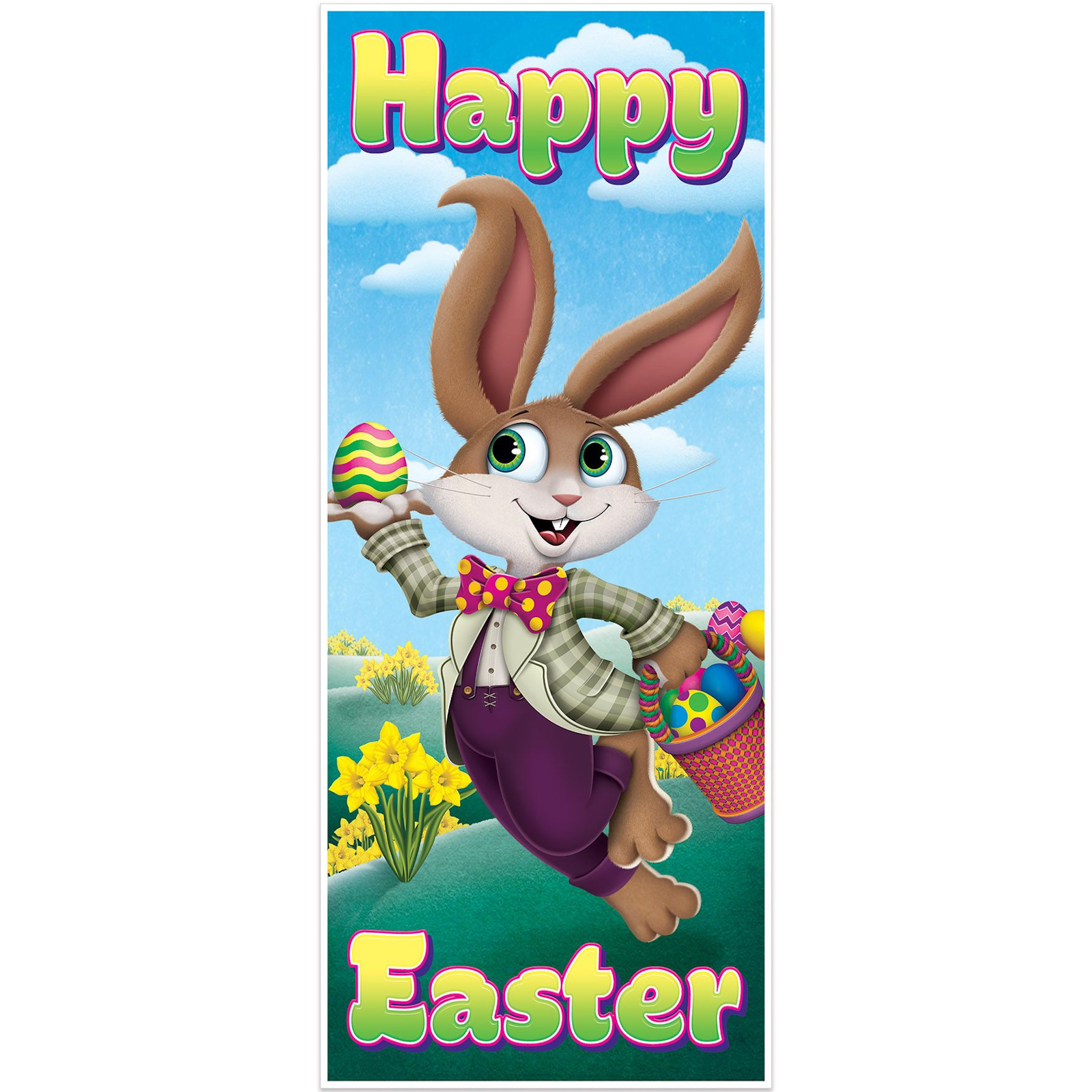 Easter Bunny Door Cover