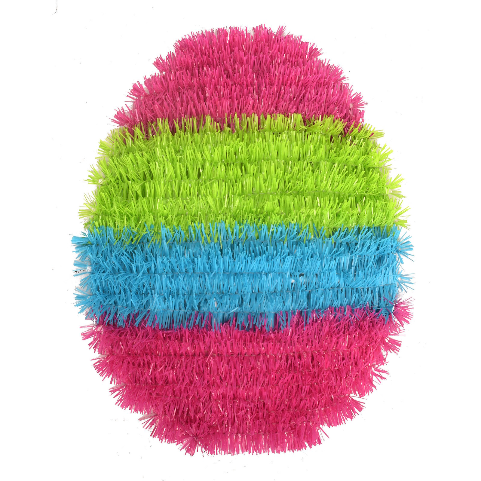 Festive Easter Egg Tinsel Wall Decoration