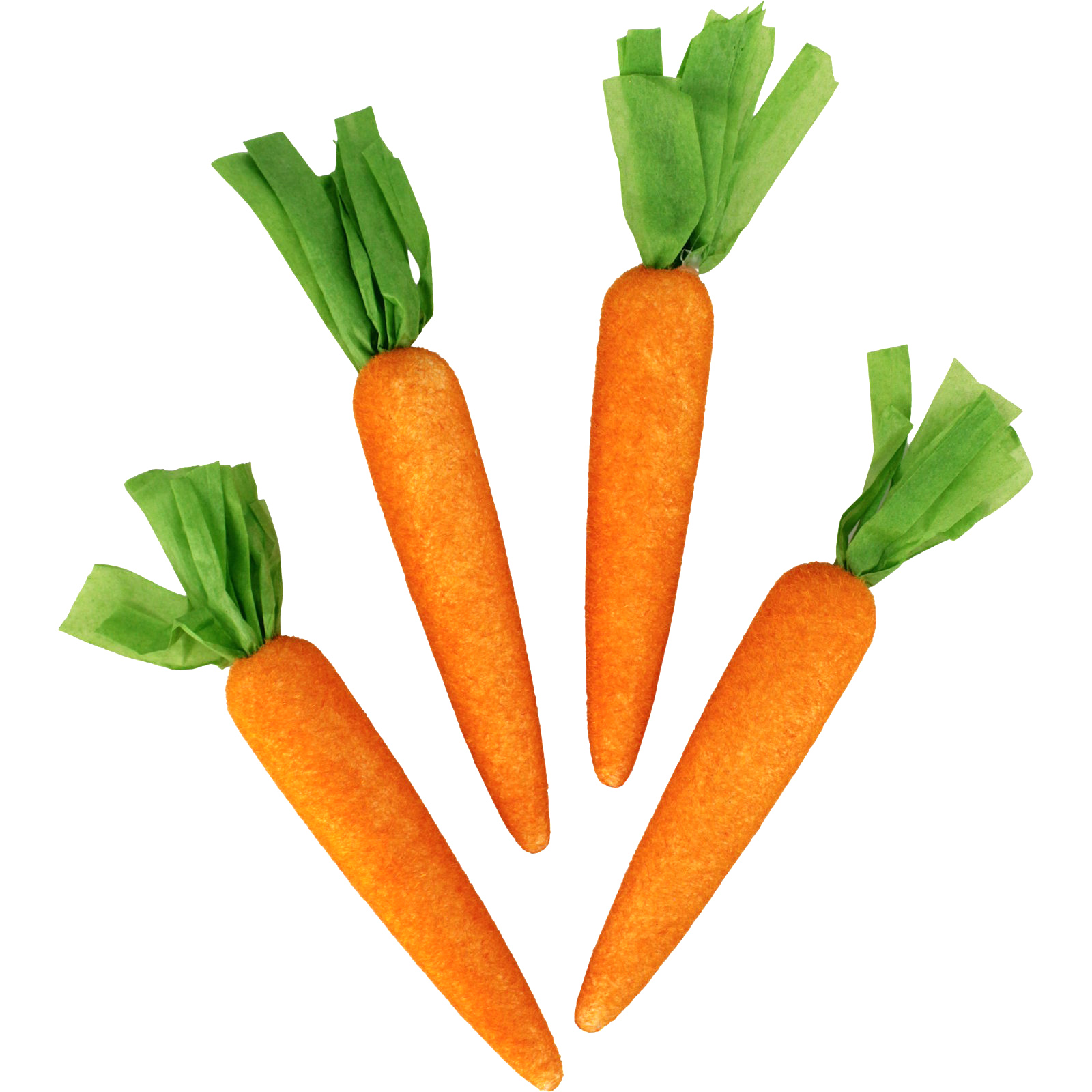 Foam Easter Carrot Decorations (Pack of 4)