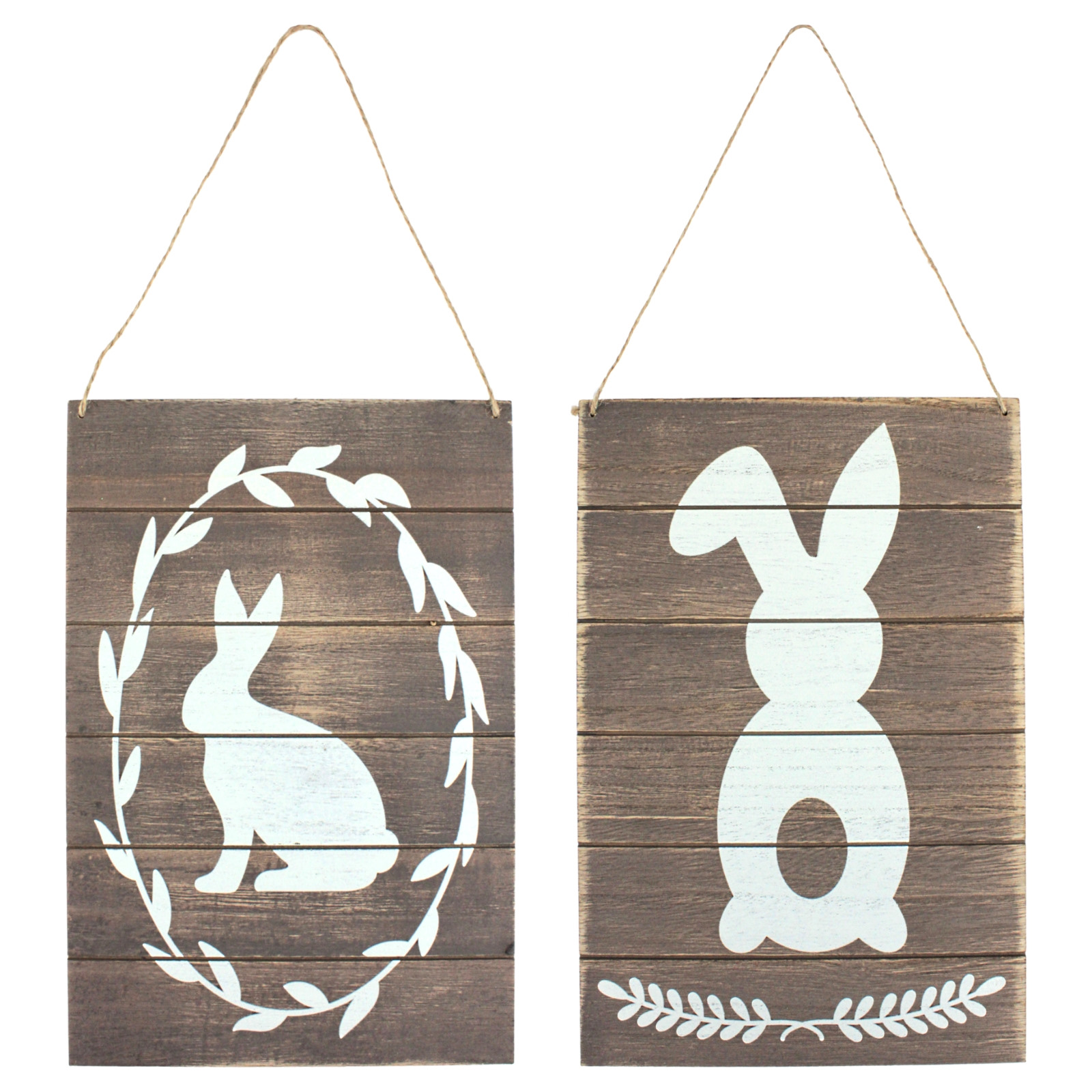 Wooden Easter Rabbit Plaque 20cm x 30cm