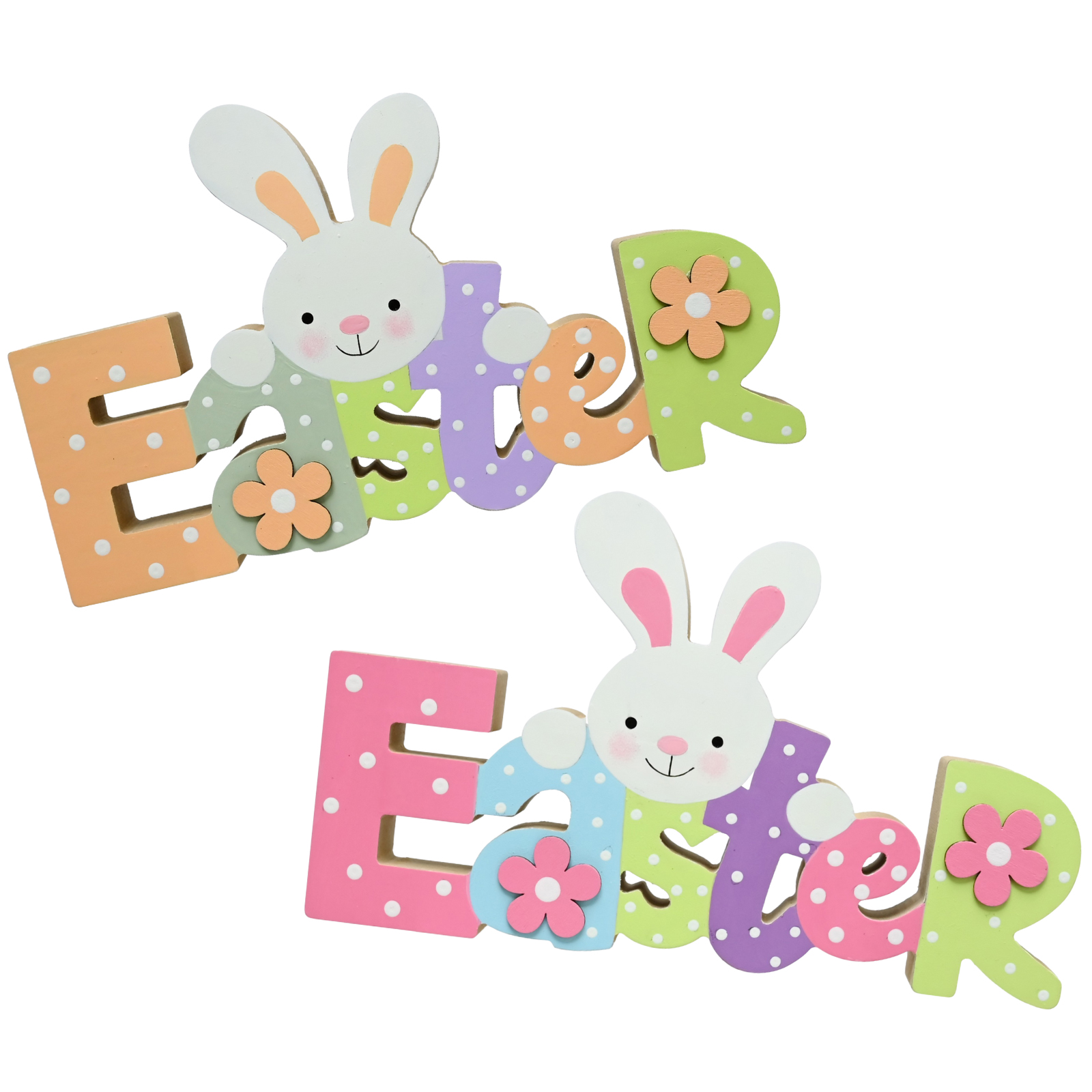 Easter Bunny Wooden Sign (1 Only)