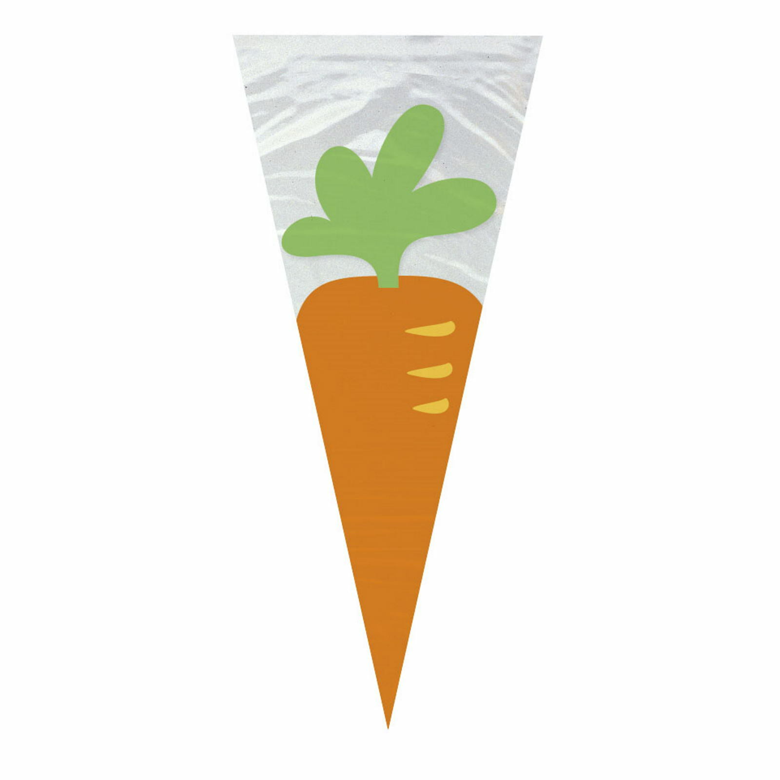 Carrot Cellophane Treat Bags (Pack of 20)