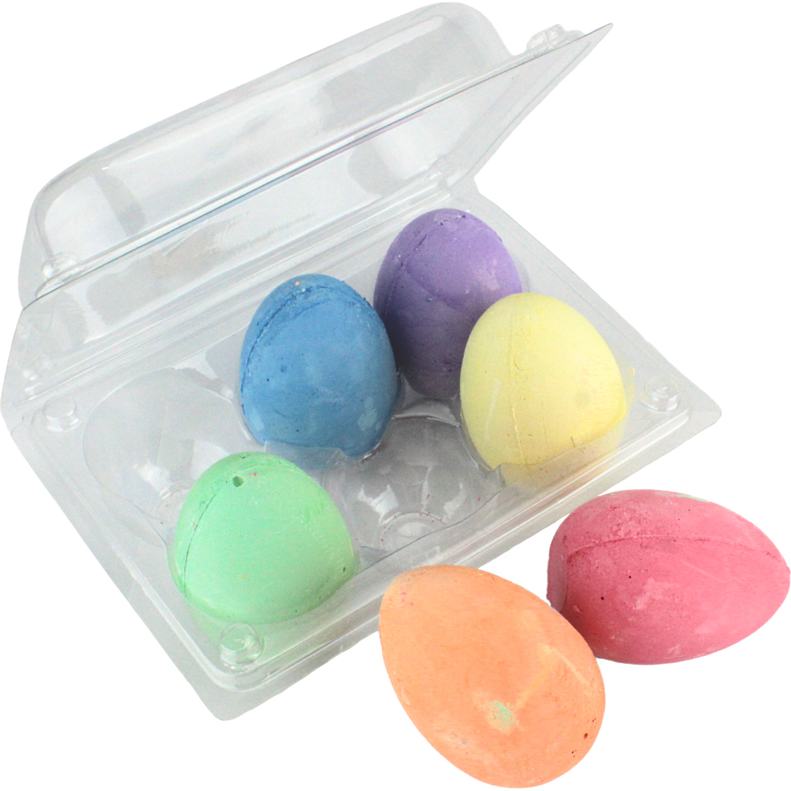 Easter Egg Coloured Chalk (Pack of 6) 