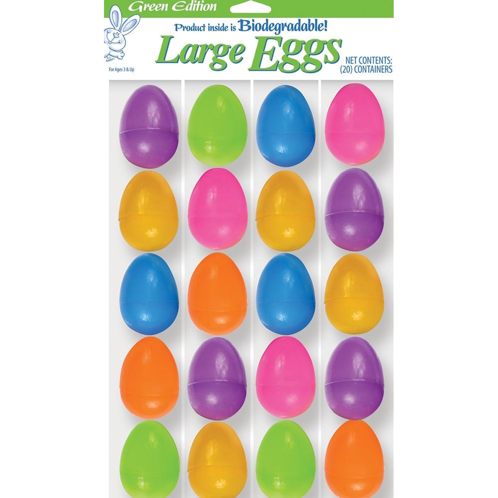 Easter Eggs Bag of 20 Plastic