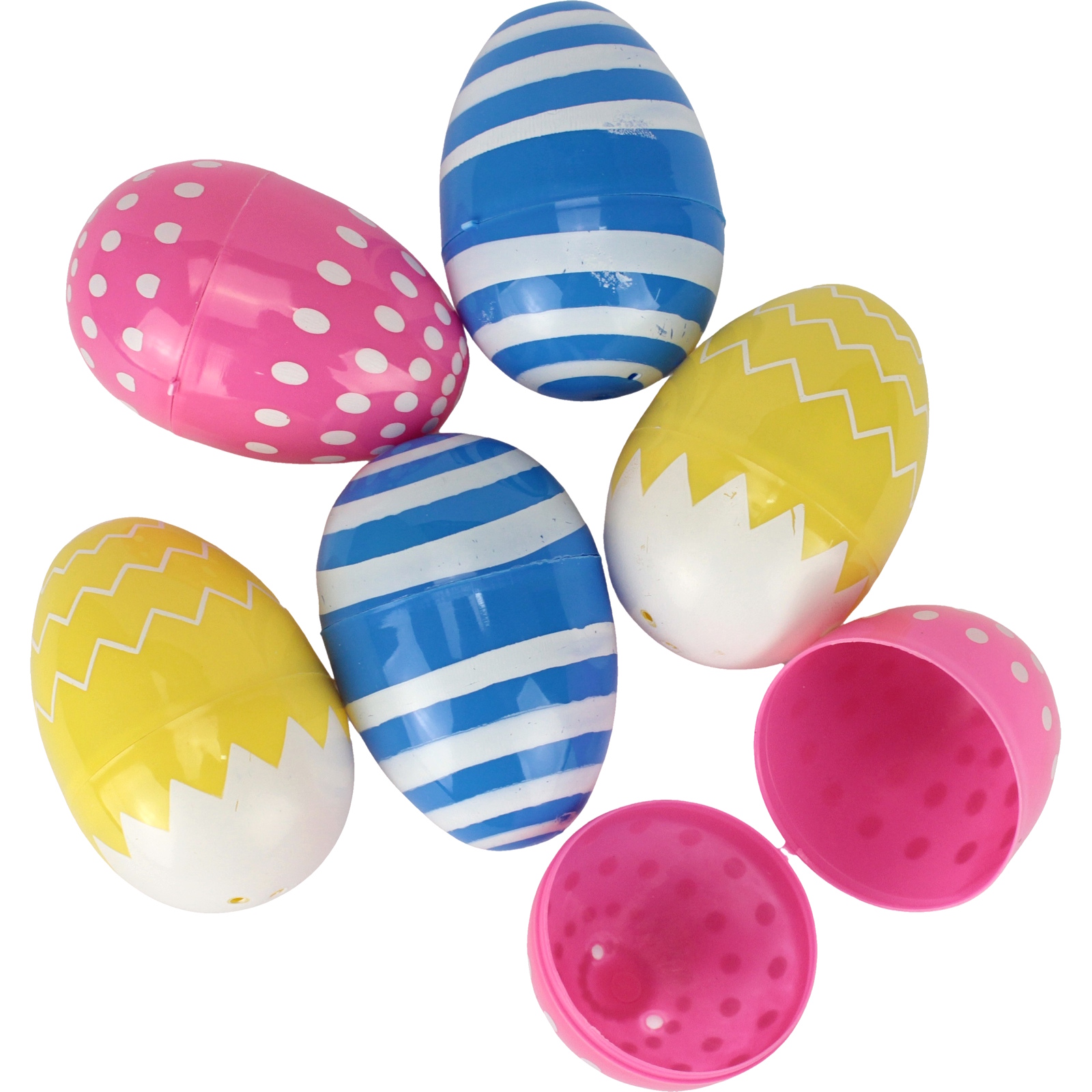 Fillable Patterned Easter Eggs 7.5cm (Pack of 6) 