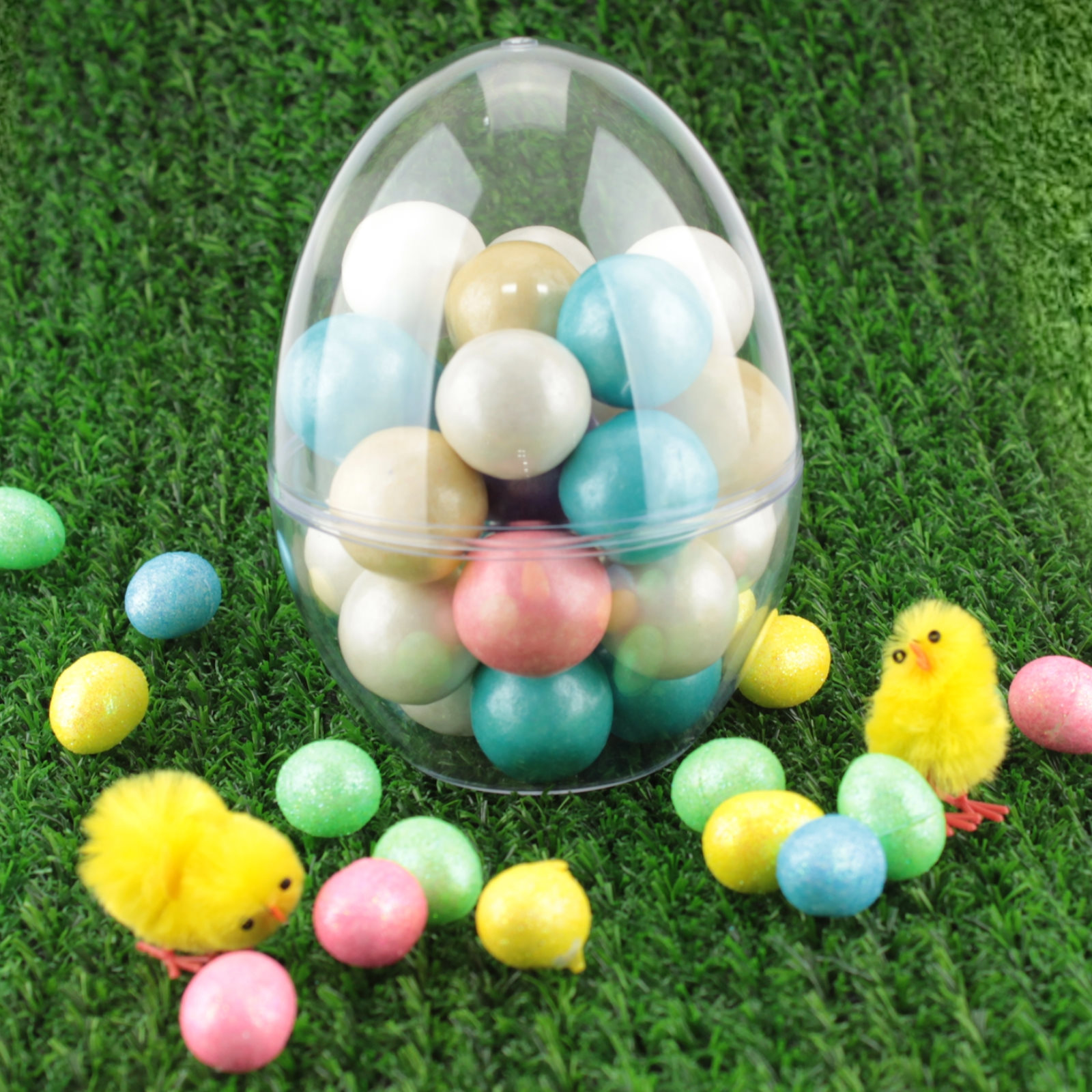Clear Plastic Fillable Egg 12cm Easter Occasion & Event Party Supplies Discount Party