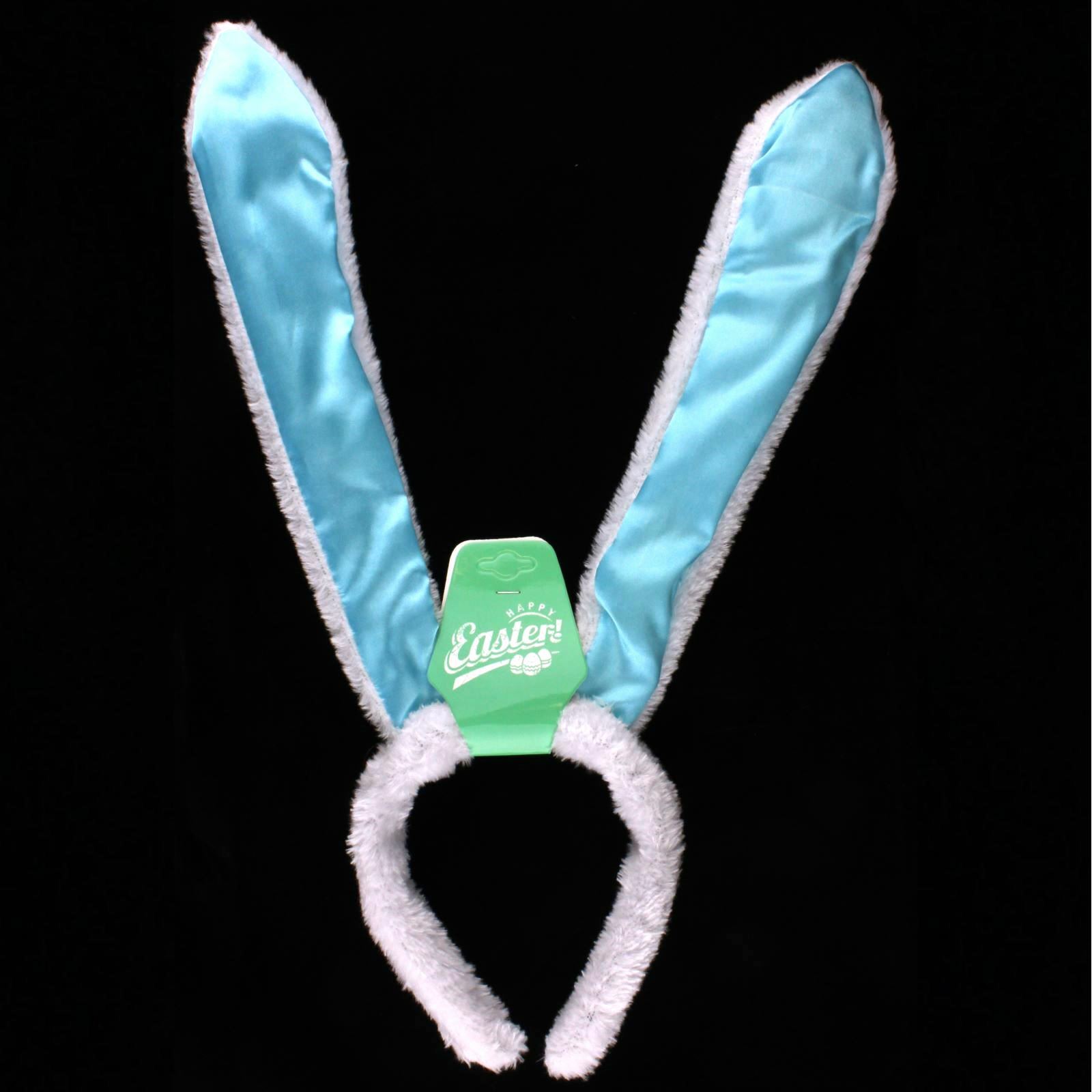 Blue Bunny Ears Headband