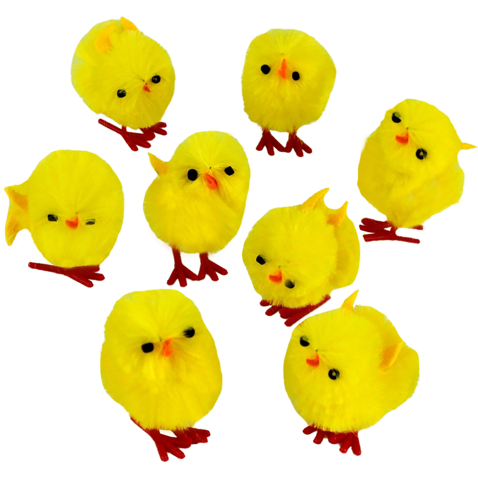 Fluffy Easter Chicks 4cm (Pack of 8)  