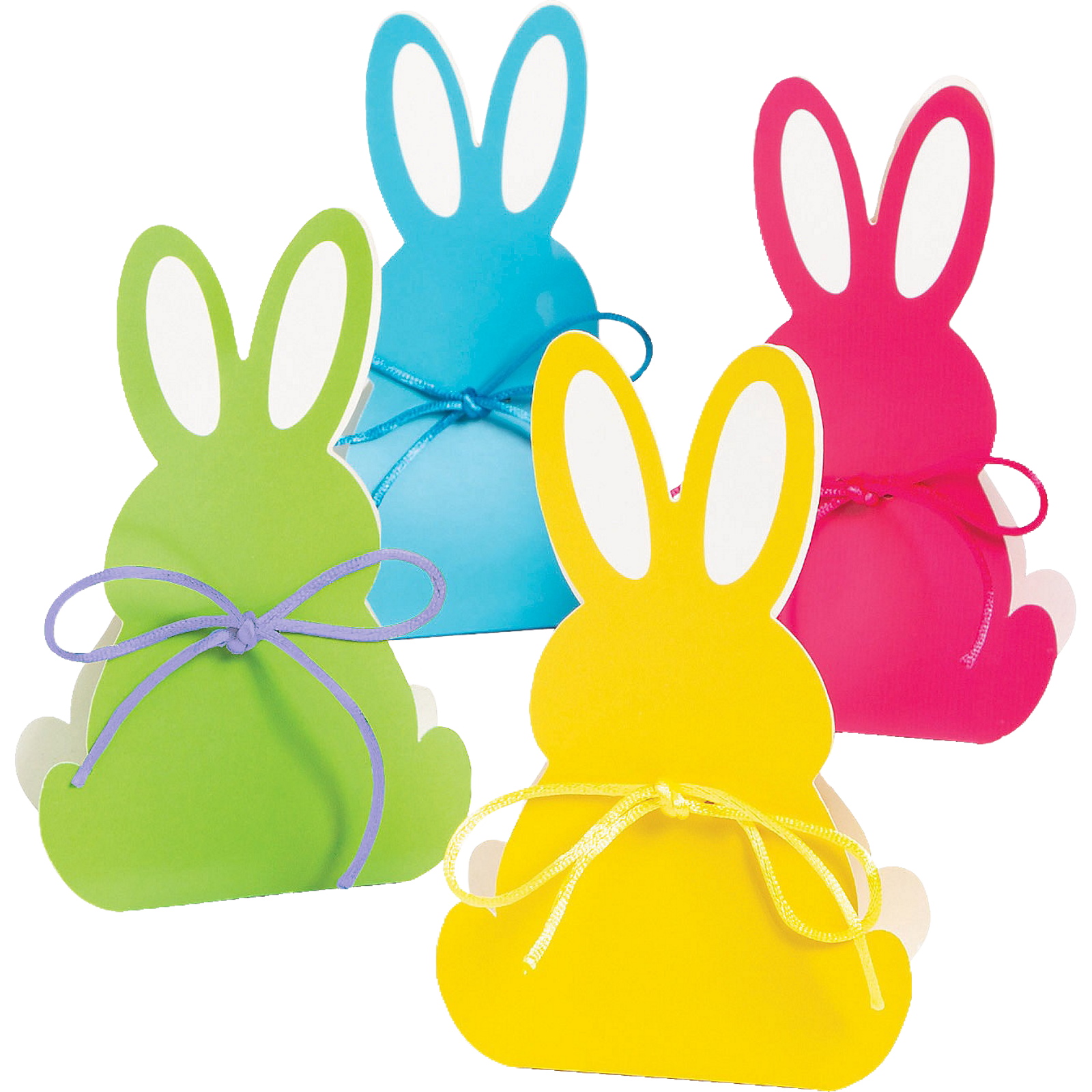Bright Mini Easter Bunny Lolly/Treat Boxes (Pack of 12) 