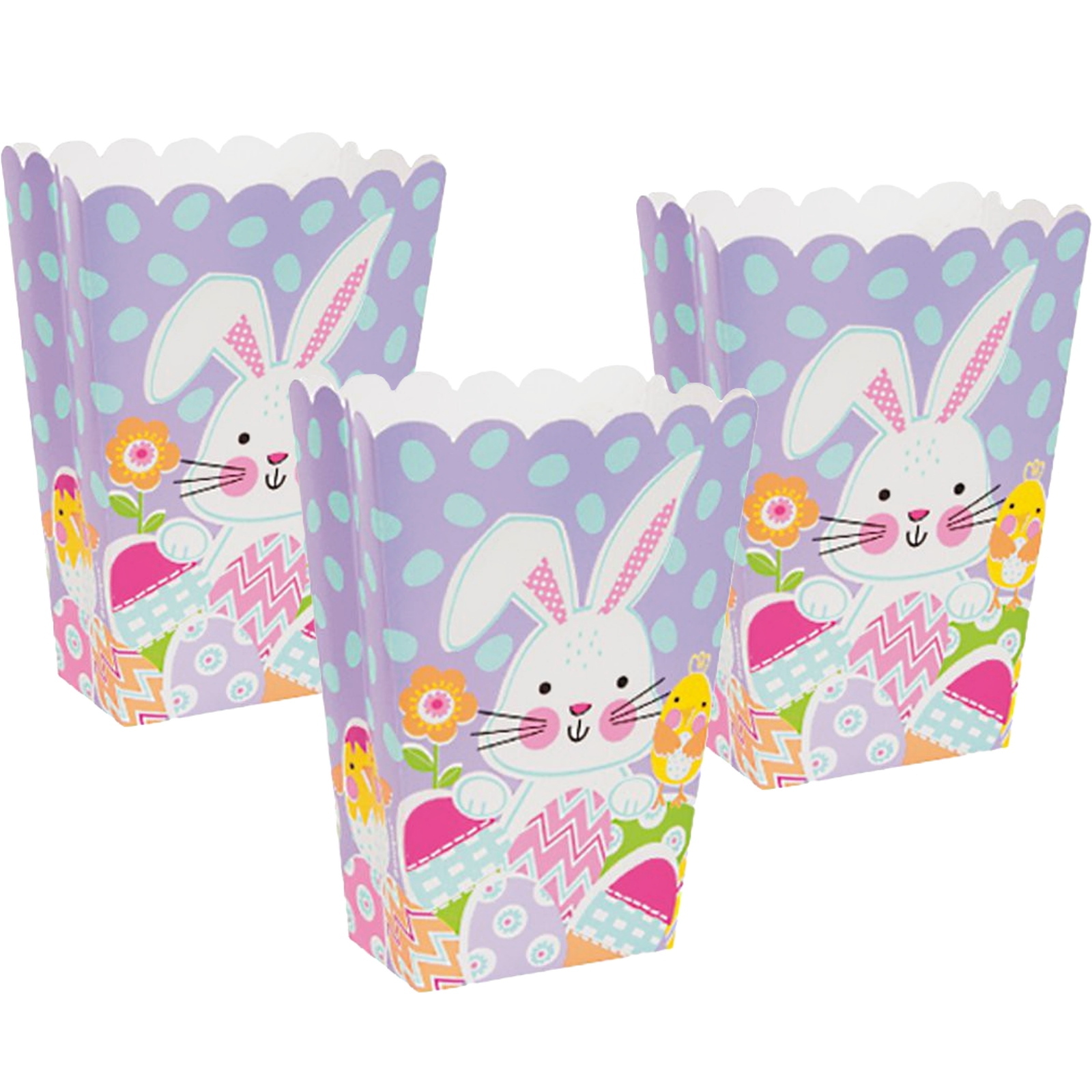 Lilac Easter Egg Hunt Treat Boxes (Pack of 6)