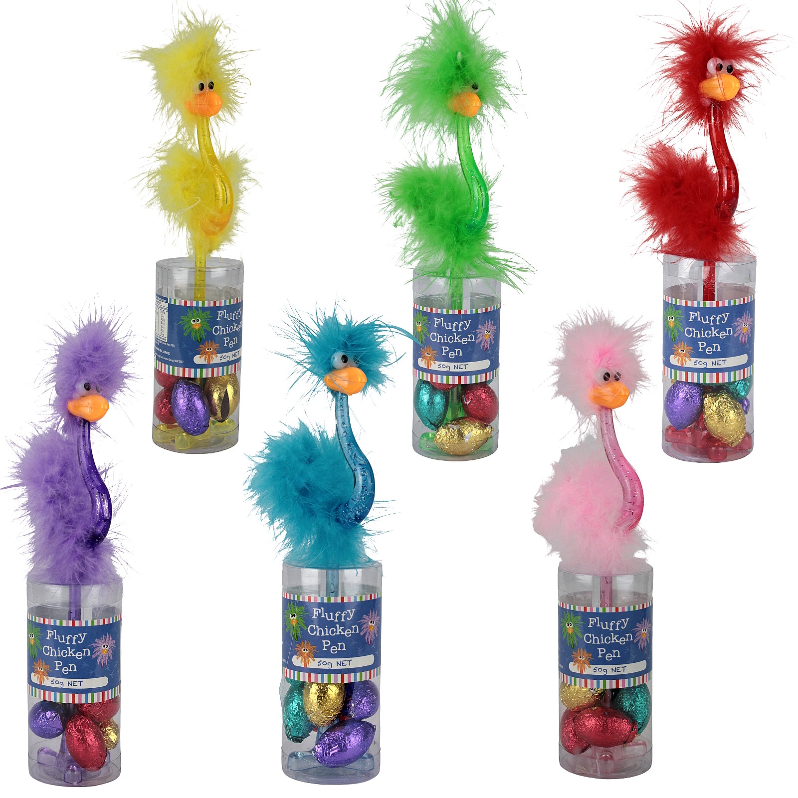 50g Fluffy Chicken Pen With Easter Eggs (1 Only) 