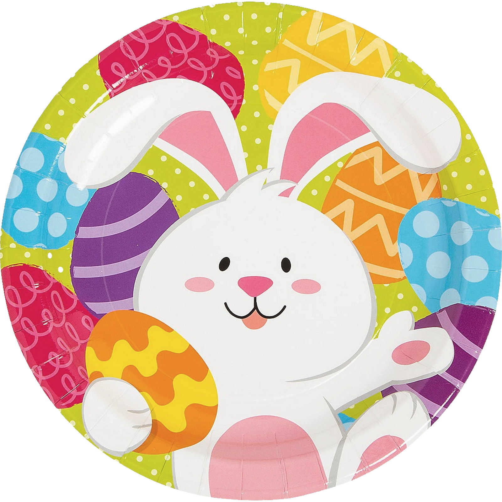 Bright Easter Large Paper Plates (Pack of 8)