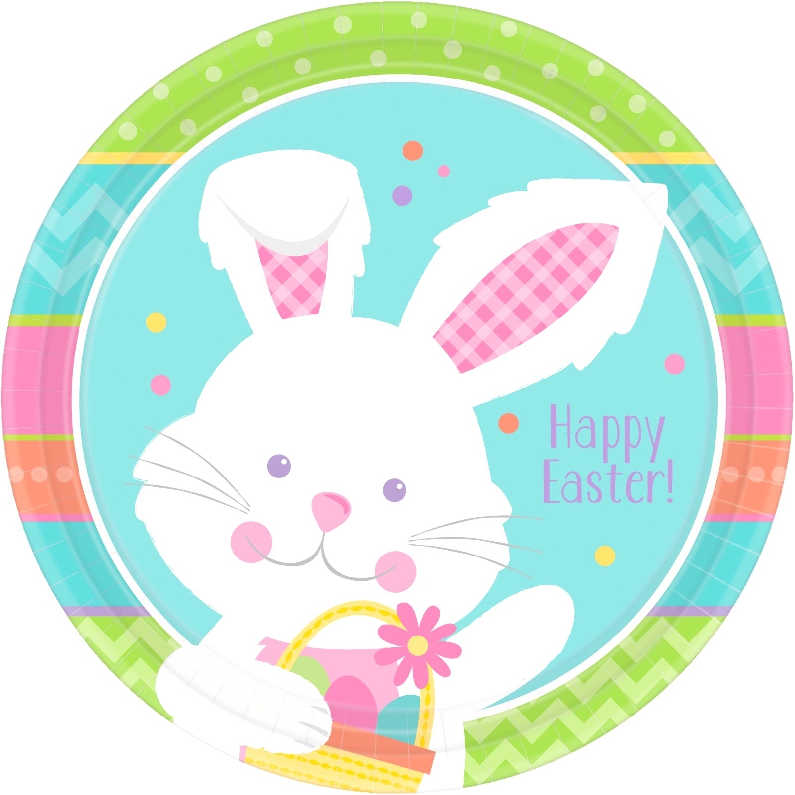 Hippity Hop Large Paper Plates (Pack of 8)