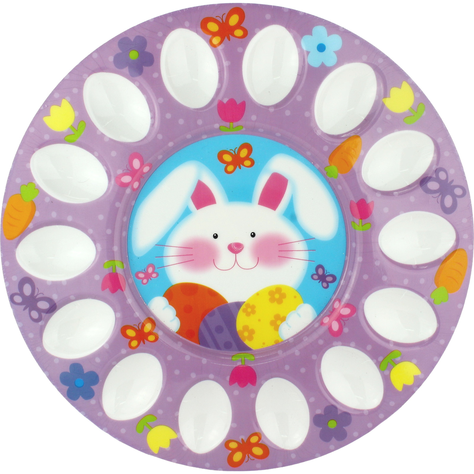 Easter Parade Plastic Egg Platter 27.5cm