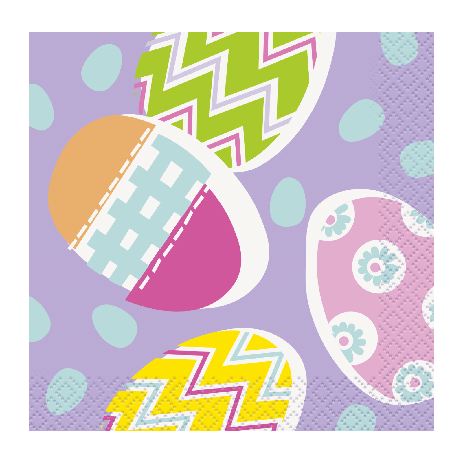 Lilac Easter Small Napkins / Serviettes (Pack of 16)