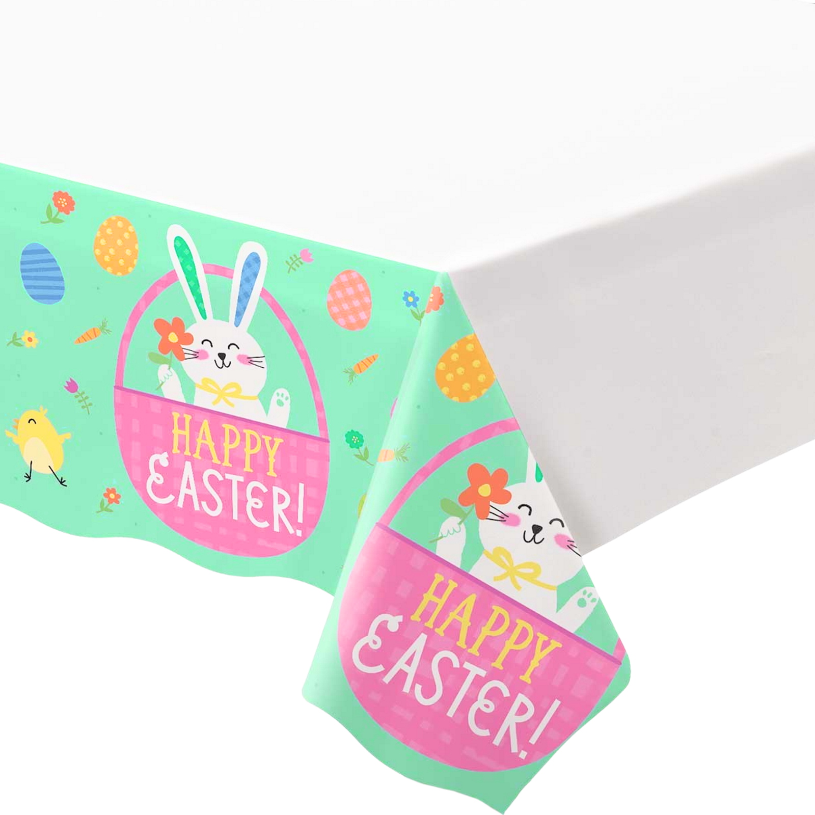 Funny Bunny Plastic Tablecloth