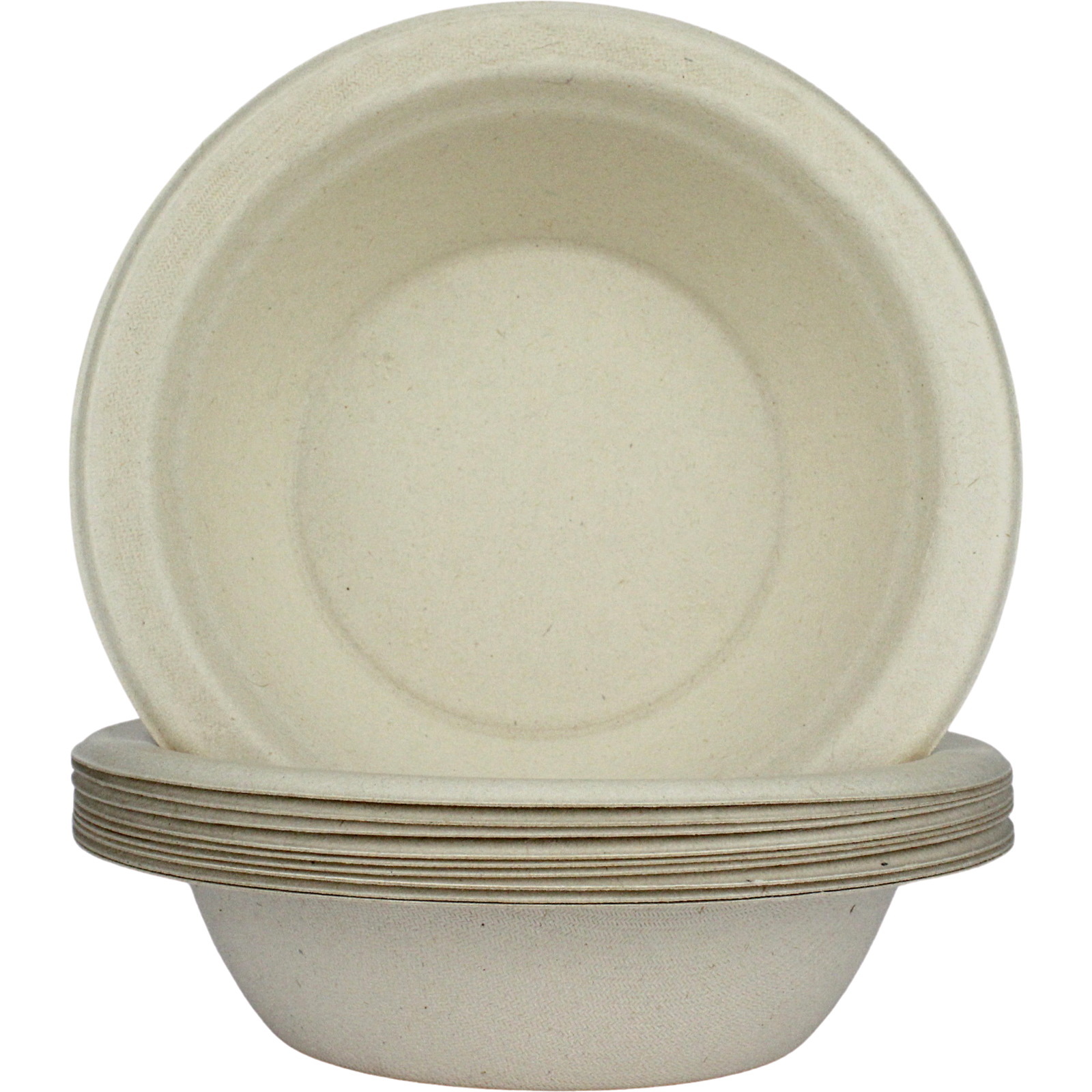 Natural Sugar Cane Bowls 16cm (Pack of 10)