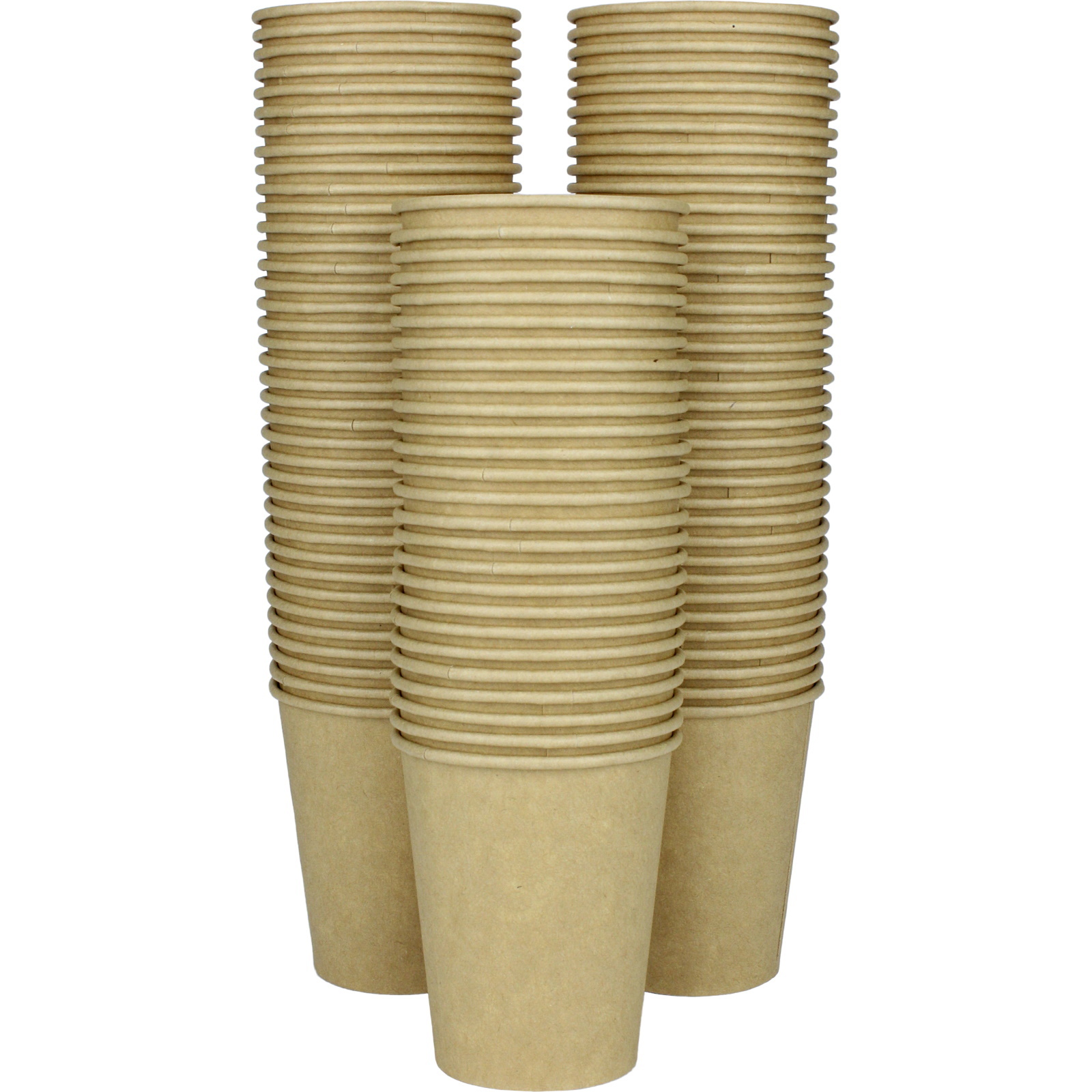 Brown Kraft Paper Cups 207ml (Pack of 100)