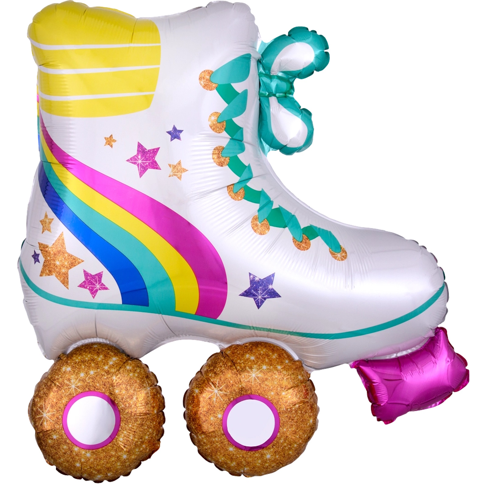 Retro Roller Skate Supershape Foil Balloon 76cm