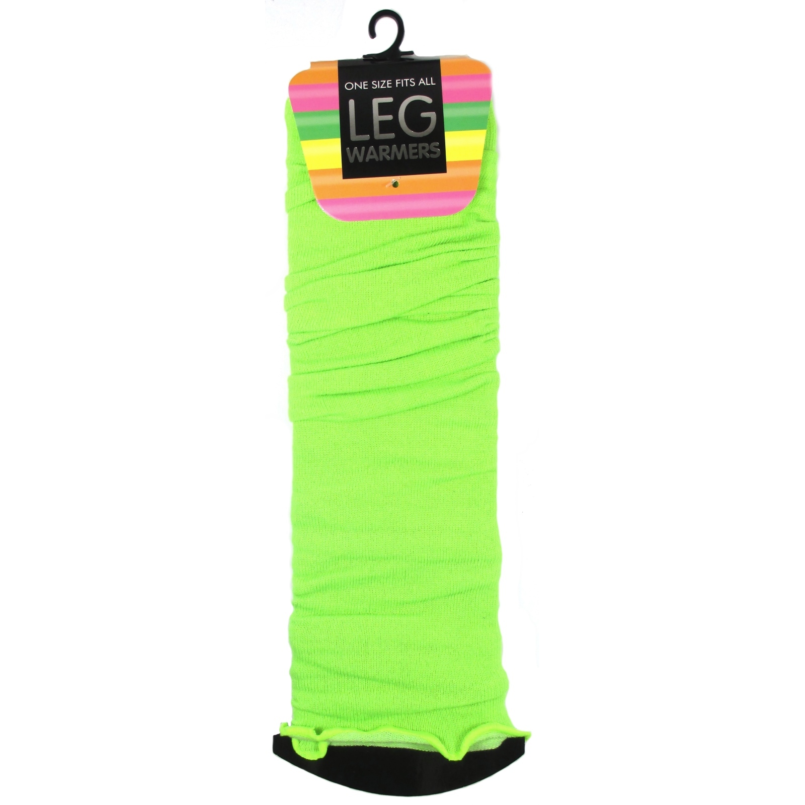 Neon Lime Green Leg Warmers 80's Retro Themed Party Supplies