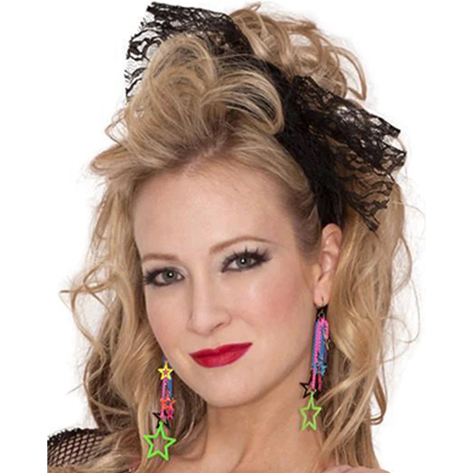 Black Lace Hair Scarf
