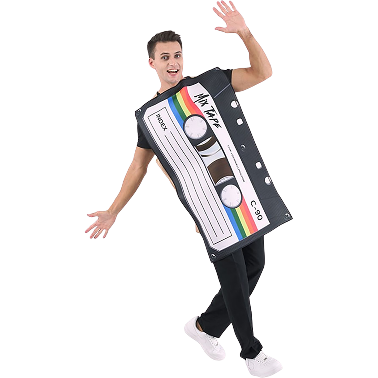 Adult 80's Retro Mix Tape Costume One Size