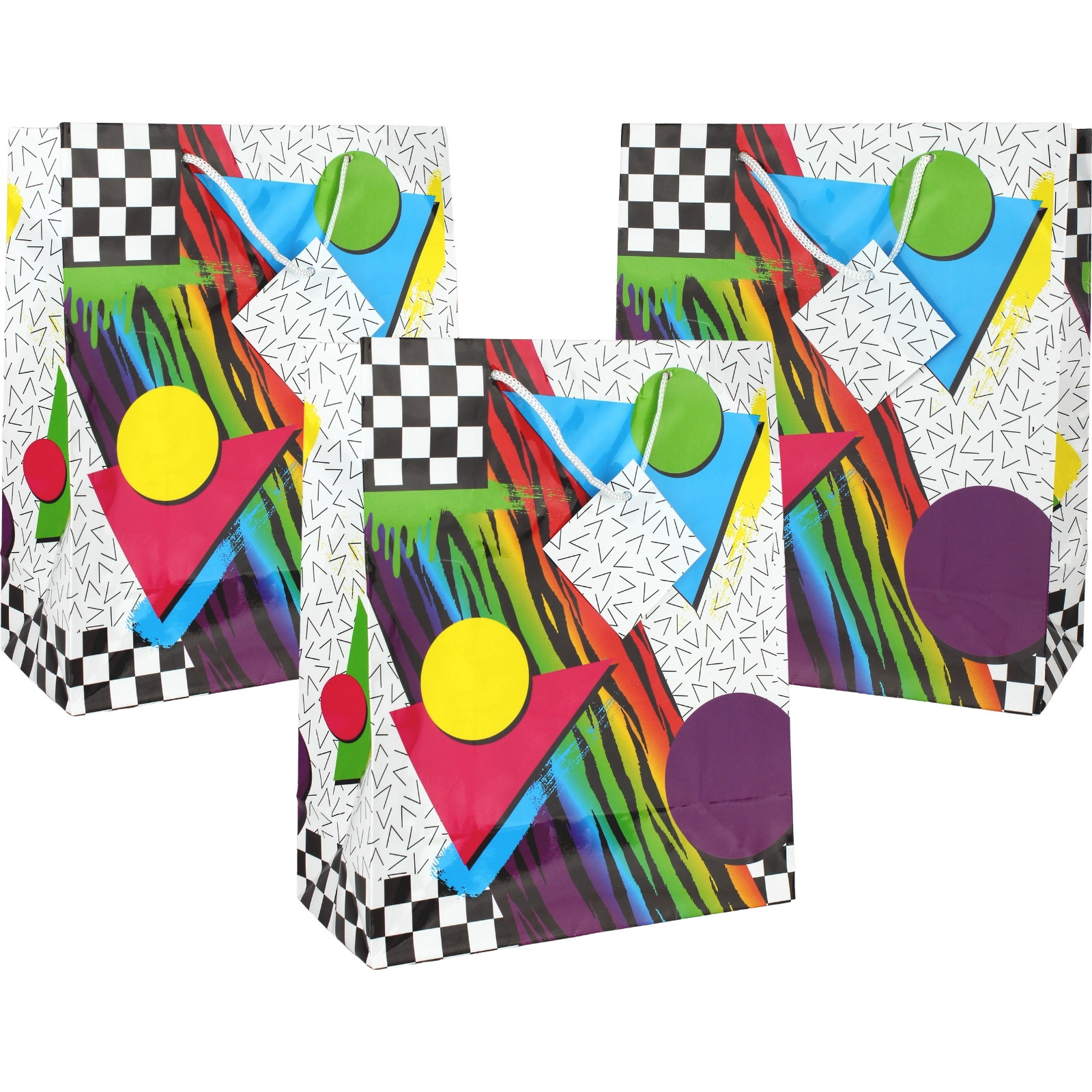 Awesome 80's Paper Gift Bags (Pack of 12)