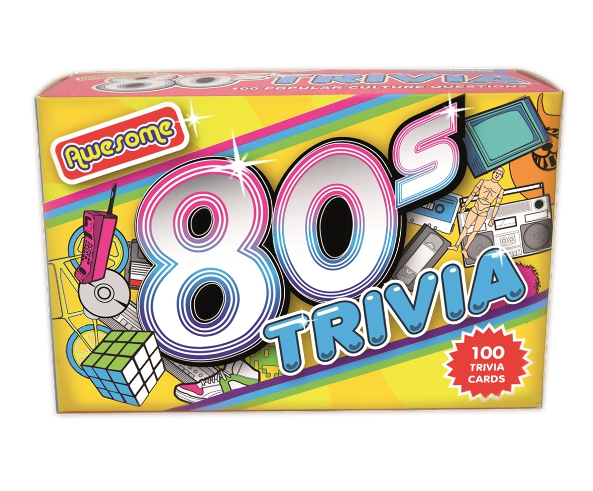 Awesome 80's Trivia Game (100 Cards)