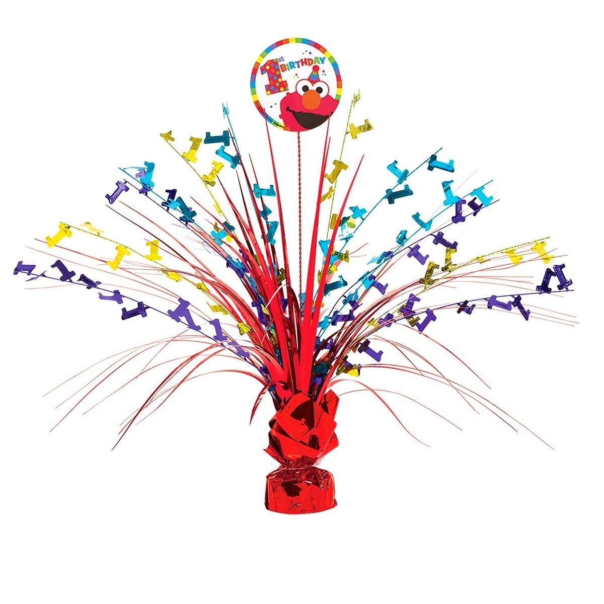 Elmo Turns One Spray Centrepiece