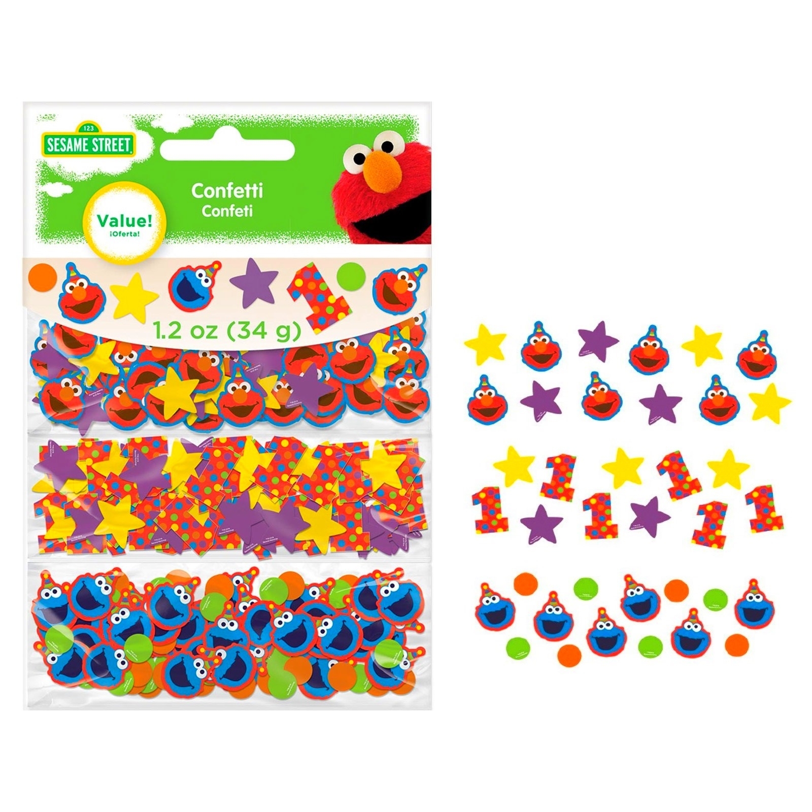 Elmo Turns One Confetti/Table Scatters