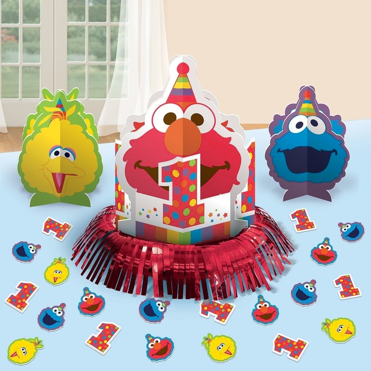 Elmo Turns One Table Decorating Kit