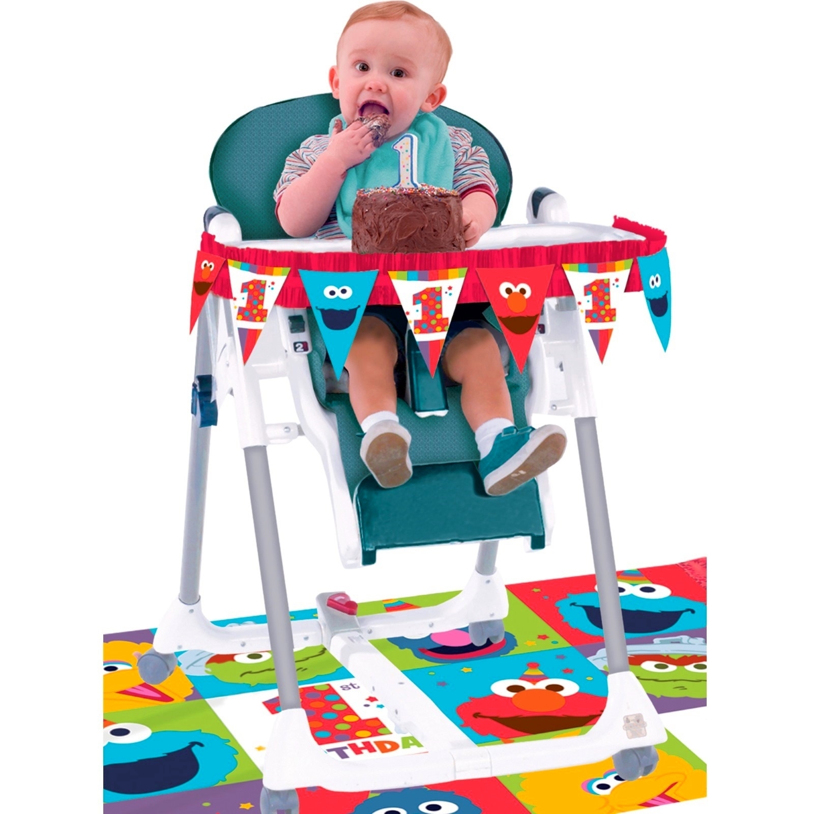 Elmo Turns One High Chair Decoration Kit