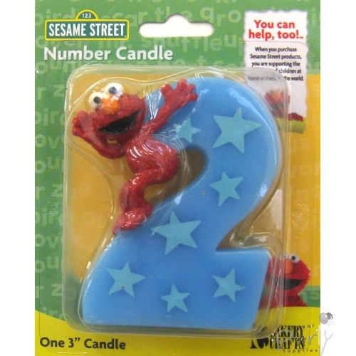 Elmo 2nd Birthday Candle