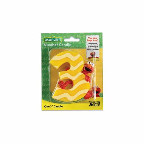 Elmo 3rd Birthday Candle