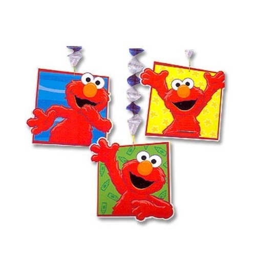 Elmo Dangling Decorations (Set of 3)