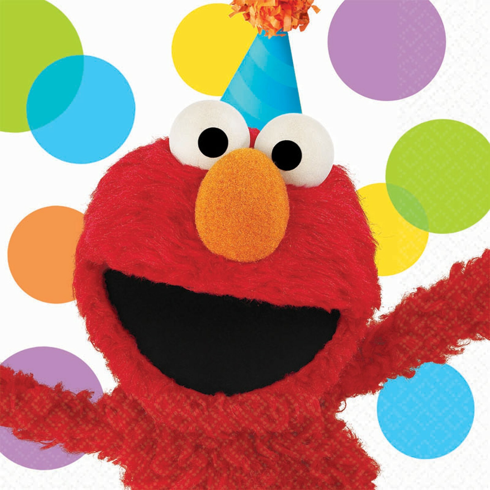 Elmo's Party Large Napkins / Serviettes (Pack of 16)