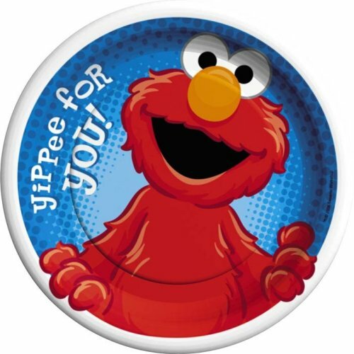 Elmo Small Paper Plates (Pack of 8)