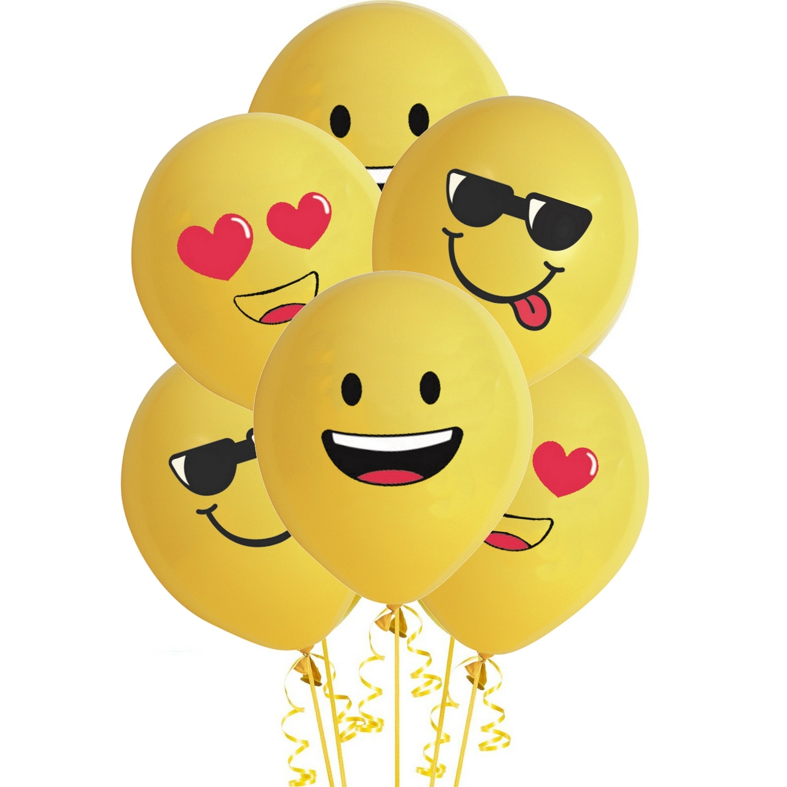 Emoji Balloons (Pack of 10)