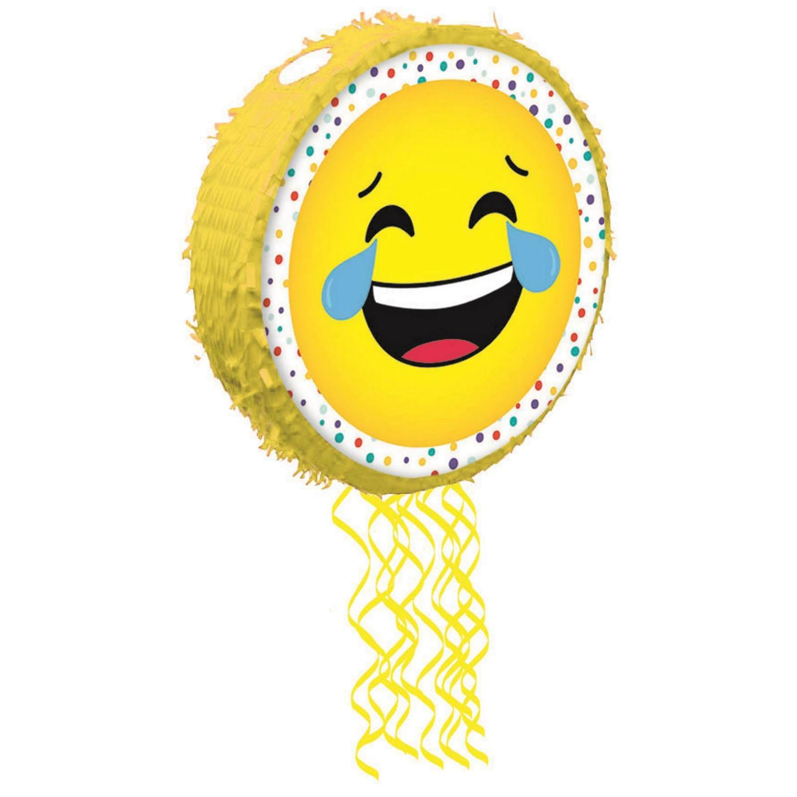 Smiley Face Pull String Pinata