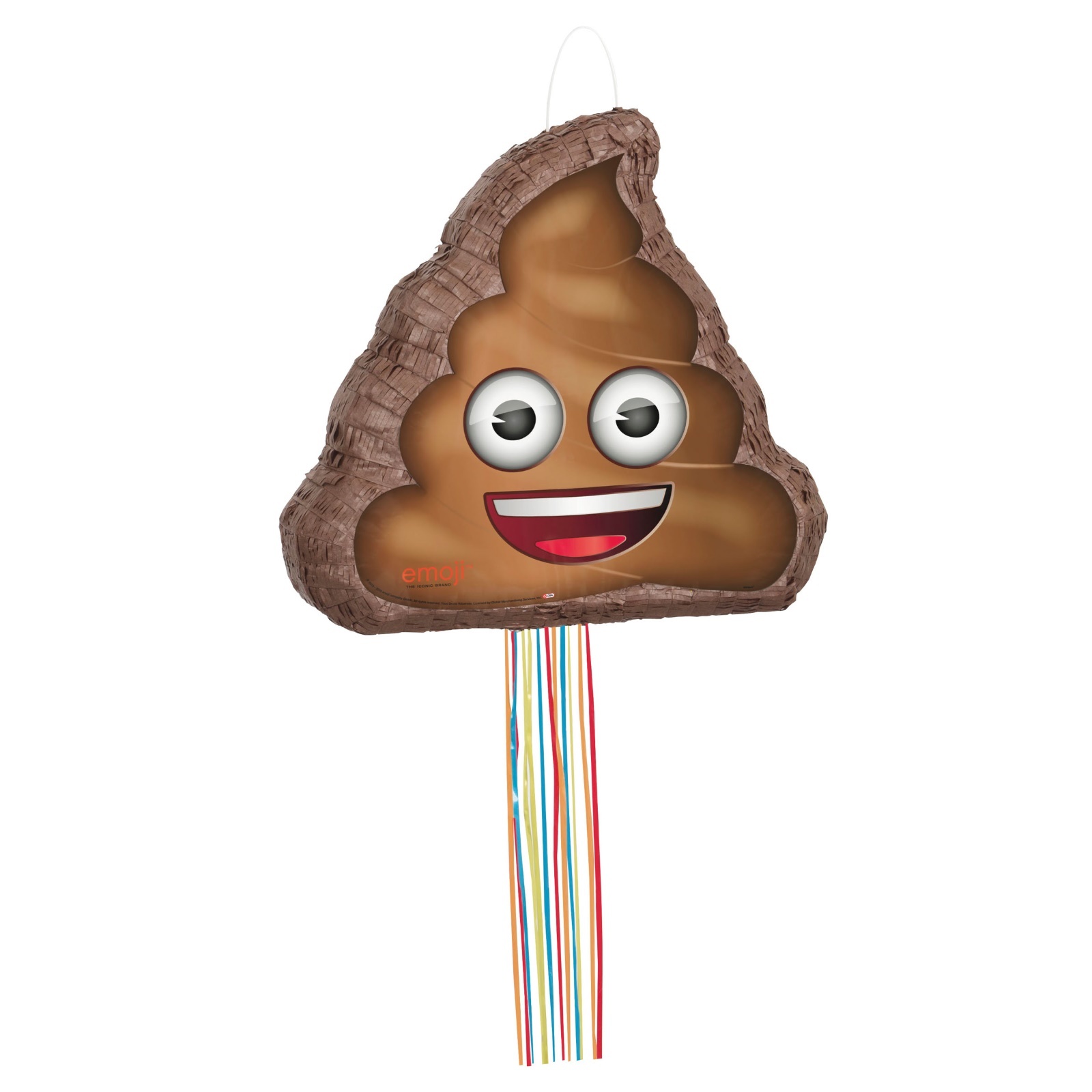 Poop Emoji Pull String Pinata
