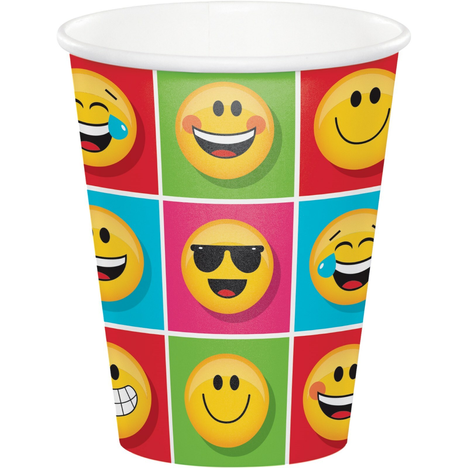 Emoji Paper Cups (Pack of 8)