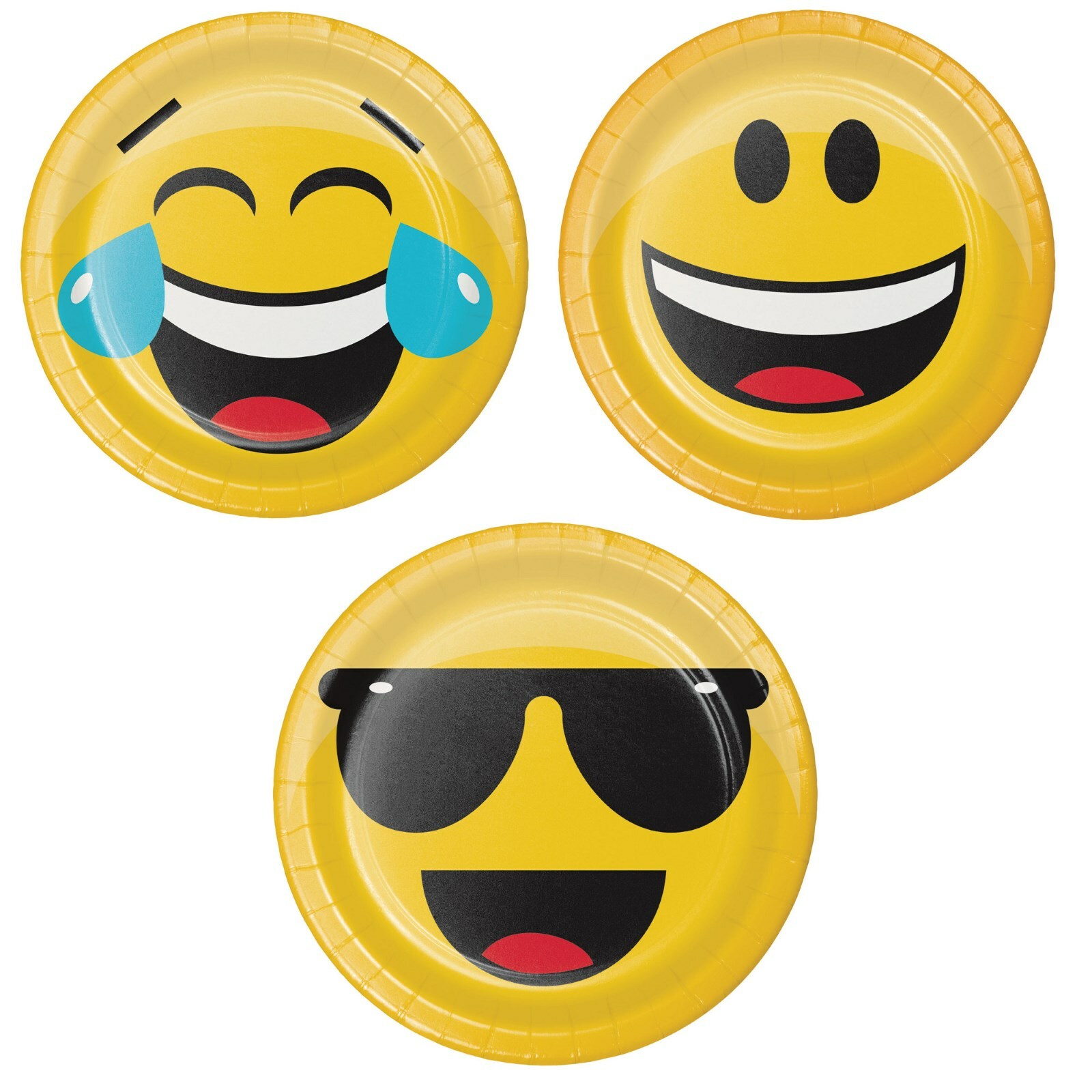 Emoji Small Paper Plates (Pack of 8)