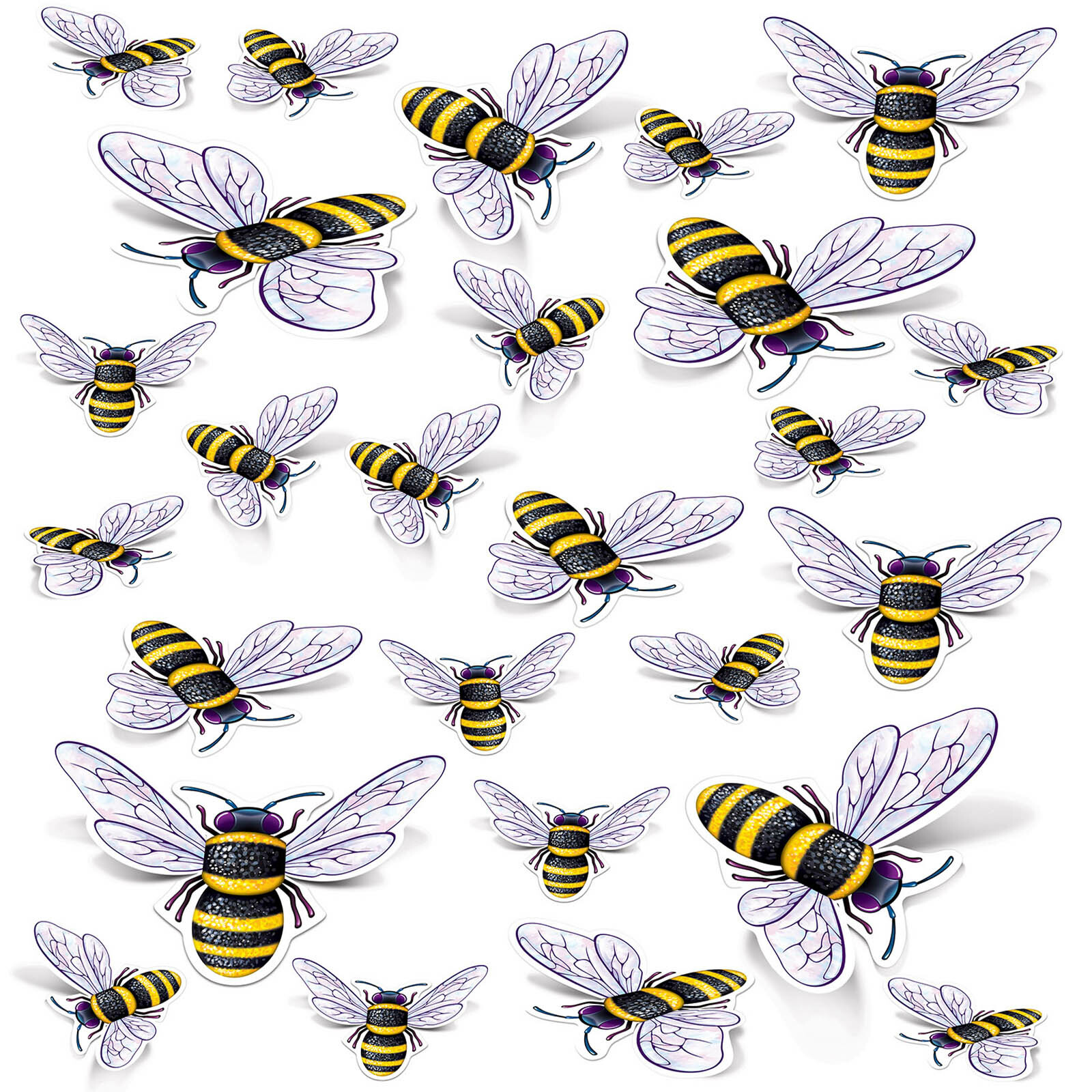 Bee Cutouts (Pack of 26)